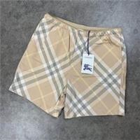 Burberry Beige Flax Check Swim Shorts RRP £450