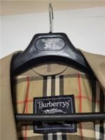 BNWOT BURBERRY LIGHTWEIGHT TRENCH MAC RAIN COAT NOVA CHECK XXL VTG 90S & HANGER - 2XL Regular