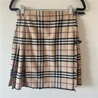 BURBERRY Original Tartan Check Pleated Skirt Uk 12 US 10 RRP £1150 - uk 12 Regular