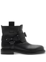 Burberry Cobble Boots in Black Leather Western Ranch USA 43 EU 9 UK RRP &pound;1,390
