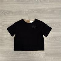 Girls Burberry Black T-shirt Size 10 Years New Without Tags