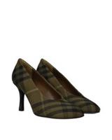 Womens Burberry Tartan Fabric Broch Heels UK 5 EU 38 New