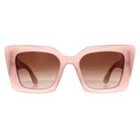 Burberry BE4344 Daisy 387413 Frosted Pink Brown Gradient Sunglasses