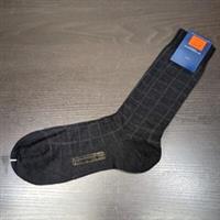 Burberry London Mens Size Large UK 10-12 EU 44-46 Black Grid Socks Vintage 90s - L Regular
