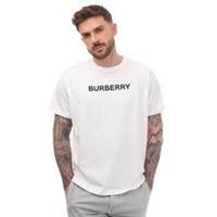 Men's Burberry Harriston Logo Print T-Shirt in White - XL Regular