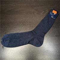 Burberry London Mens Size Large UK 10.5-12 EU 43-46 Navy Blue Socks Vintage 90s - 43-46 Regular