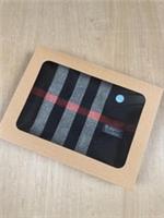 🧣 Vintage Burberrys Black Nova Check Lambswool Scarf