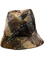 Burberry Tweed Wool Bucket Hat Men's L Multicoloured Fully Lined