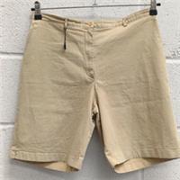 BNWT Burberry Golf Camel Brown Shorts Size US 10 UK 14 Waist 32"