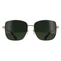 Burberry Sunglasses BE3158 110971 Light Gold Dark Green