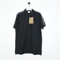 Burberry Black Tape Logo Regular Fit Polo Shirt RRP &pound;380