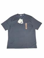 Burberry 'Ellison' Stripe Embroidery T-Shirt Carbon Blue XXL - XL Regular