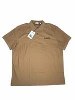 Burberry 'Hartford' Embroidery Logo Check Polo Camel Beige XXXL - 3XL Regular