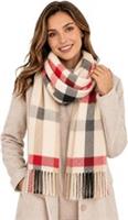 Luxury Scarf Burberry-Stye Pattern. Perfect for winter and Christmas