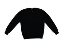 Burberry Men's Jumper Size XL Charcoal 100% Extra Fine Merino Wool NEW - XL Regular
