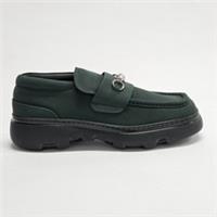 Burberry Creeper Clamp Loafers Green 8077386 EU45 UK11
