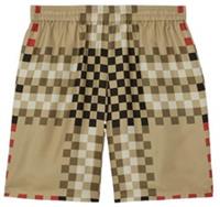 Burberry Pixel Check Shorts Beige 8065257 S