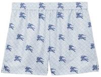 Burberry EKD TB-monogram Shorts Blue 8072076 XS