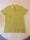 Mens Burberry Large Polo Shirt Yellow And Grey Mottled Cost £130 - L Regular