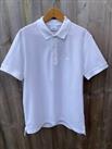 Burberry London Polo Shirt White Pique Brand New With Tags Check Panel