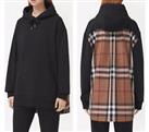 New With Tag BURBERRY check Print Back Panel Hoodie/top.sz Large.£760 - L Regular