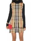Burberry Nova Check Pattern Frayed-Edge Sleeveless Boucle Dress.uk 8/40.£1800+ - 8 Regular