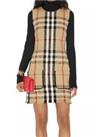 Burberry Nova Check Pattern Frayed-Edge Sleeveless Boucle Dress.uk 10/42.£1800+ - 10 Regular
