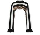 BURBERRY Black White Brown Cashmere London Scarf Shawl Cover Sleeves Accessory