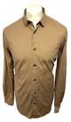 BURBERRY London 16 41 Tailored Brown Long Sleeved Shirt Cotton Men's NEW - 16 Regular