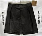 BNWT BURBERRY Black Cotton Twill Logo Embroidered Skirt Age 12