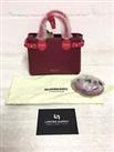 BURBERRY SMALL BANNER LEATHER BAG BERRY PINK 4591866