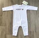 Burberry white baby-grow age 12 months