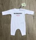 Burberry white baby-grow age 3 months