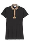 BURBERRY girls Black Vintage Check Collar dress age 12 Yrs BNWT RRP £250