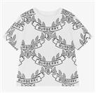 Burberry White Cotton Oak Leaf Crest T-Shirt age 6 Yrs BNWT RRP £200