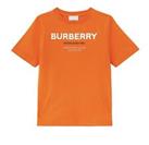 Burberry Horseferry orange Print T-Shirt age 8 yrs RRP £170