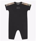 BURBERRY Baby Lennox Romper Set in Black age 1 month BNWT RRP £180