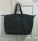 Burberry Fragrance Large Black Duffle Weekender Gym Tote Carry On Bag Large Size