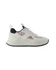 Burberry Women's Chunky White Slip-On Sneakers - Smooth Calfskin In Beige