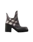 Burberry Women's Smooth Calfskin Slip-On Ankle Boots In Black