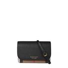 Burberry Women's Leather Across-Body Bag With Removable Strap In Black