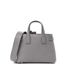 Burberry Women's Leather Zip Handbag With Removable Strap In Brown