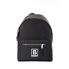 Burberry Men's Black Nylon Backpack With Inner And Outer Zip Pockets And Adjusta