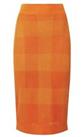 Burberry Zafina Knit Midi Pencil Skirt In Orange, Sz XS - XS Regular
