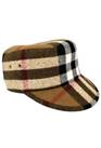 Bnwt Burberry Wool Check Pattern Jared Hat, Size L