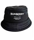 New Burberry Nylon Padded Bucket Hat In Black, Sz M , Unisex