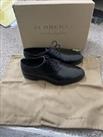 BURBERRY Patent Leather Derby Shoes Size 43