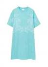 Burberry T-Shirt Dress - Medium - Topaz Blue - M Regular