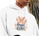Personalised Name Easter Bunny Rabbit Egg Hunt Unisex Hoodie Gift Tee Top 2024 - All Sizes Regular