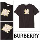 Burberry T-Shirt Top Tee Age 12 / 152 cm Kids Unisex Renley Deer Cotton - Black